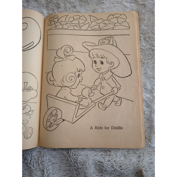 Liddle Kiddles Coloring Book VTG SC 1967 Rougher Condition Watkins Strathmore