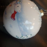 2008 HALLMARK KEEPSAKE "ADDING THE FINAL TOUCH" Ceramic Frosty Friends Ornament