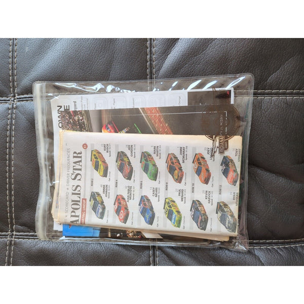 2011 Brickyard 400 Super Weekend Event Program Starting Line Sticker Ticket Set