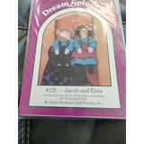 30" Amish Dolls pattern packet  #122 JACOB AND ELIZA 1986 Dream Spinners