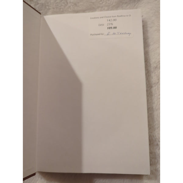 Emotions And Choice From Boethius To Descartes Henrik Lagerland Mikko Yrjonsuuri