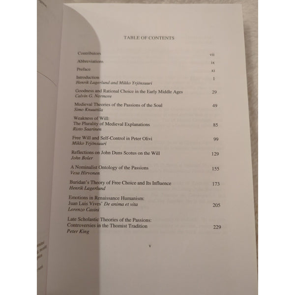 Emotions And Choice From Boethius To Descartes Henrik Lagerland Mikko Yrjonsuuri