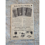 Vintage Lincoln Build A Tool Plans Manual 1950 Paperback Pamphlet Papers SC