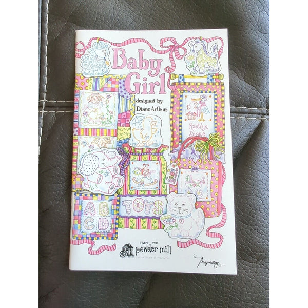 Baby Girl Book embroidery/cross stitch patterns Diane Arthur The Powder Mill