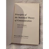 Principles of the Statistical Theory of Communication Willis Harman EE Stanford