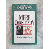 MERE CHRISTIANITY By C. S. Lewis And Michael York Book Trax Audio Book Cassettes