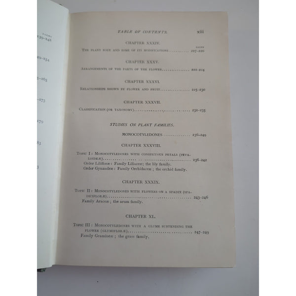 Lessons In Botany George Francis Atkinson 1900 First Edition HC Vtg Ex Library