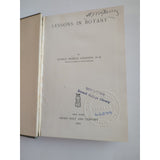 Lessons In Botany George Francis Atkinson 1900 First Edition HC Vtg Ex Library