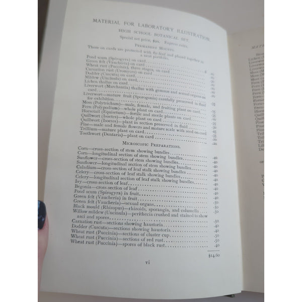Lessons In Botany George Francis Atkinson 1900 First Edition HC Vtg Ex Library