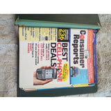 2007 CONSUMER REPORTS Magazine Monthly Jan-Dec Address Labels - In Green Binder