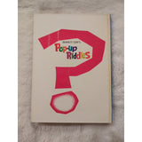 Vtg Bennett Cerf's PopUp Riddles Children's Book A Random House Book 1967 HC Vtg