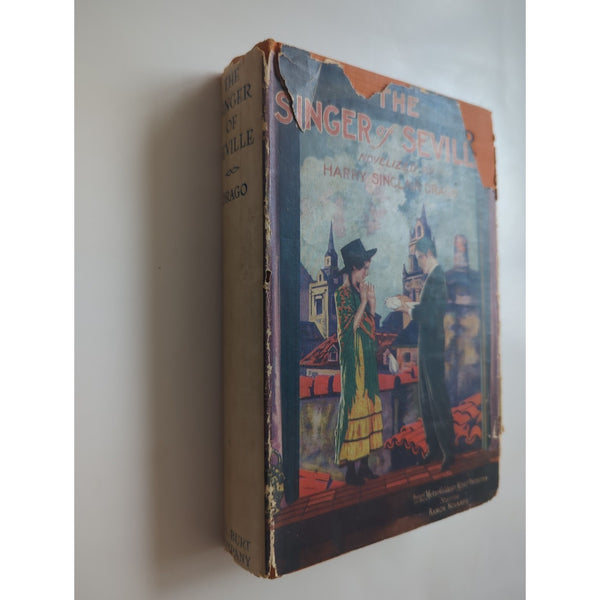 1930 Vintage Photoplay Novel The Singer of Seville Harry Sinclair Drago HC DJ