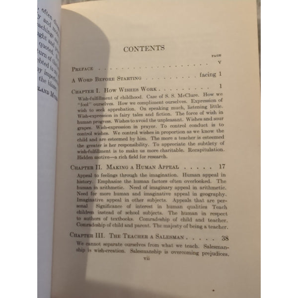 The Learner And His Attitude Garry Cleveland Myers HC Vtg 1927 Benj Sanborn