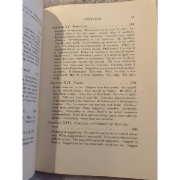 The Learner And His Attitude Garry Cleveland Myers HC Vtg 1927 Benj Sanborn