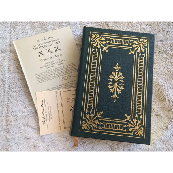 D-Day June 6 1944 Stephen E. Ambrose Collectors Edition 1995 Easton Press HC Vtg