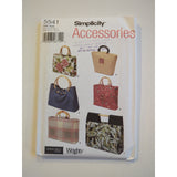 5541 Simplicity Purse Handbag Accessories 6 Looks Sewing Pattern Uncut