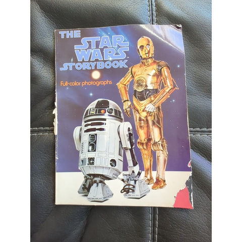 1978 The Star Wars Storybook Full-color Photographs Book Vintage Rough Shape