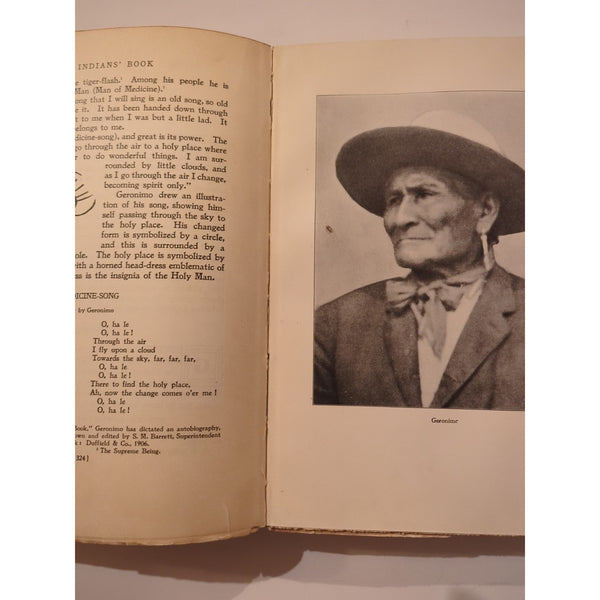 1907 First Edition The Indians’ Book Natalie Curtis HC Vtg Harper And Brothers