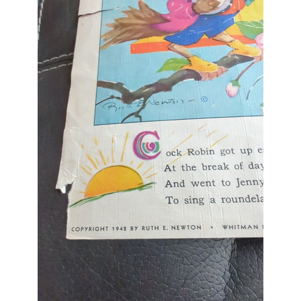 Animal Mother Goose 1942 Ruth E. Newton  Whitman Publishing Co.