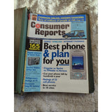 2006 CONSUMER REPORTS Magazine Monthly Jan-Dec Address Labels - In Green Binder