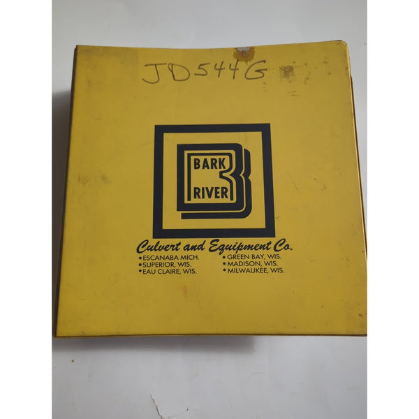 John Deere 544G 624G Loaders 544G TC Tool Carrier 544G LL Log Parts Catalog Bind