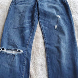 Abercrombie & Fitch Distressed A&F Super Skinny Blue Jeans Size 2