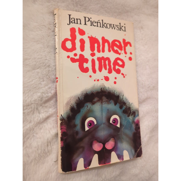 Dinner Time by Jan Pienkowski - 1981 1st Edition Hardcover - Vintage Pop-Up