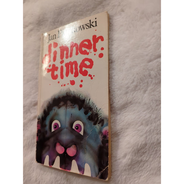 Dinner Time by Jan Pienkowski - 1981 1st Edition Hardcover - Vintage Pop-Up