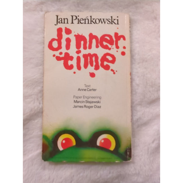 Dinner Time by Jan Pienkowski - 1981 1st Edition Hardcover - Vintage Pop-Up