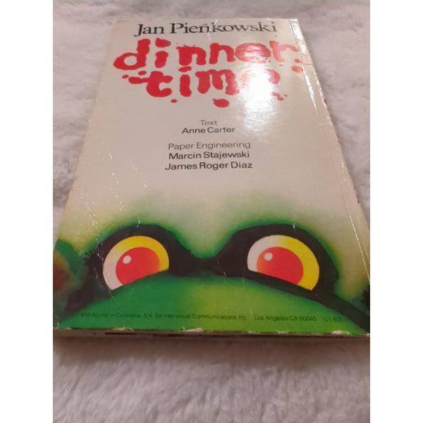 Dinner Time by Jan Pienkowski - 1981 1st Edition Hardcover - Vintage Pop-Up