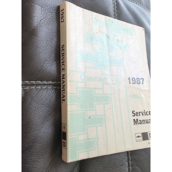 1987 Chevy Nova Shop Manual 87 Chevrolet Original Repair Service Book OEM