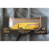 1993 Racing Champions Premier Edition 1:87 Scale Hauler #4 Kodak Yellow Semi NOS