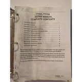 New Holland TT60A And TT75A Repair Manual Complete Contents Binder 3 Books
