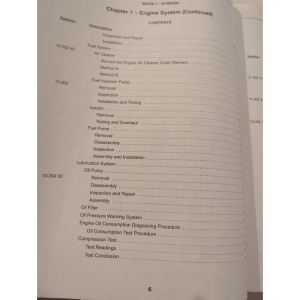 New Holland TT60A And TT75A Repair Manual Complete Contents Binder 3 Books
