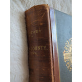 History Of Linn County Iowa 1878 IA Cedar Rapids Marion HC Rough Condition Vtg