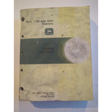 John Deere 7600 7700 7800 Tractors Parts Catalog Manual   PC2309 Rough Cover