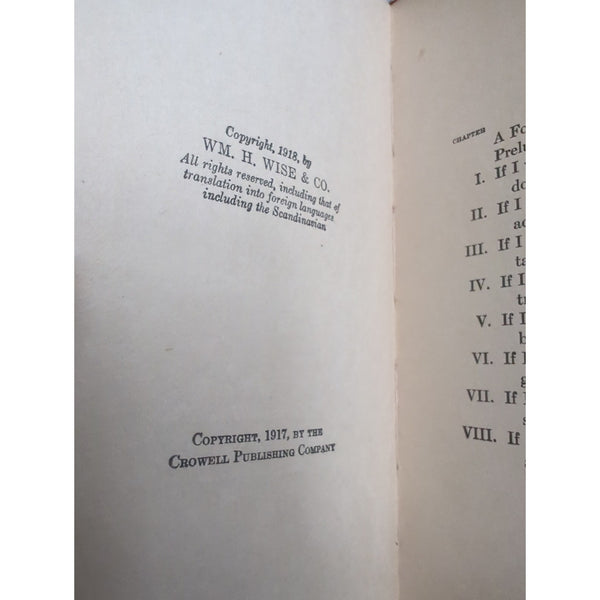 If I Were Twenty One 21 By Dr. Frank Crane Wm. H. Wise New York 1930 Leather Vtg