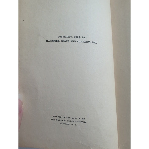 The Conquered Naomi Mitchison First Edition 1923 HC Vtg Harcourt Brace And Co