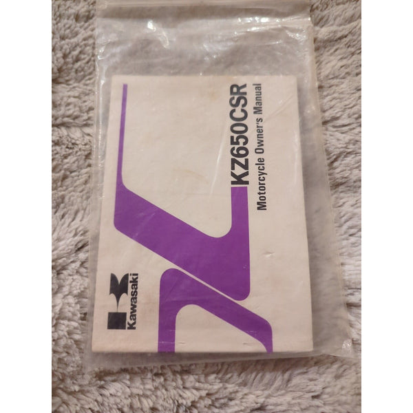 1983 Kawasaki KZ750-K1 LTD belt drive factory owners manual 100 pages NOS OEM