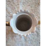 Vtg Lefton NE 1866 Coffee Pot Handpainted Pot And Lid Porcelain Roses 24k 8x8 In