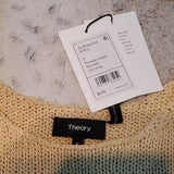 Theory Merletto Fitted Sleeveless Knit Shell Tanktop Pumpkin Seed New With Tags