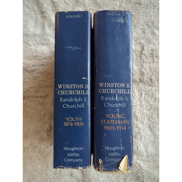 Randolph S. Churchill WINSTON S. CHURCHILL IN 2 VOLUMES YOUTH Young Statesman HC