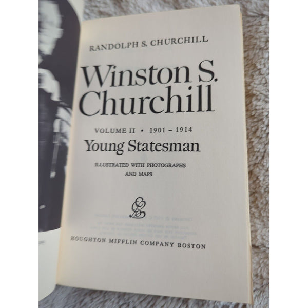 Randolph S. Churchill WINSTON S. CHURCHILL IN 2 VOLUMES YOUTH Young Statesman HC