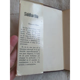 Siddhartha Hermann Hesse Spanish Edition 1971 First Edition HC DJ Vtg Epoca S.A.