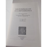 Les Funerailles A La Renaissance Jean Balsamo Droz 2002 SC Vtg