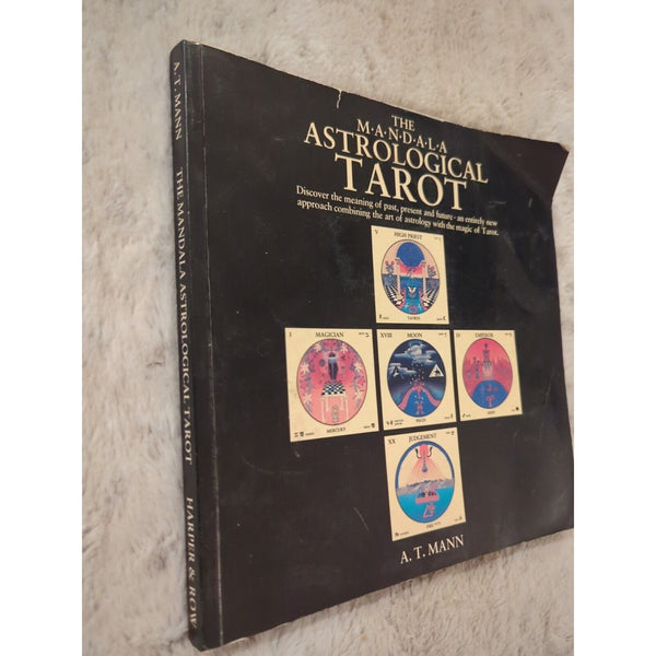 The Mandala Astrological Tarot PB SC Book A.T. Mann 1987 First US Ed Book Only