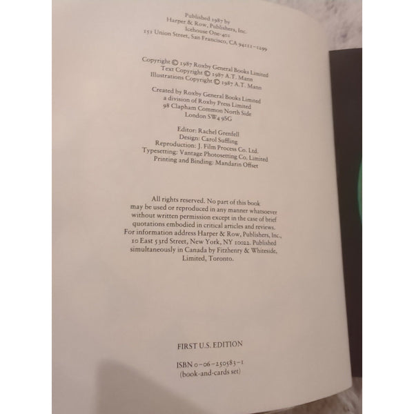 The Mandala Astrological Tarot PB SC Book A.T. Mann 1987 First US Ed Book Only