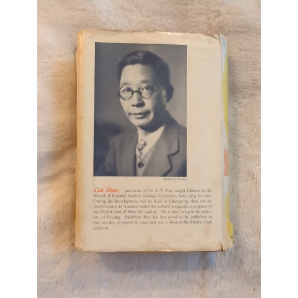 Lau Shaw Lao, She S Y Shu The Yellow Storm Trans of 風吹草動 1951 1st Ed HC DJ Vtg