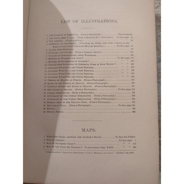 1870 ACROSS AMERICA AND ASIA RAPHAEL PUMPELLY HCB LEYPOLDT & HOLT HCB BOOK RARE