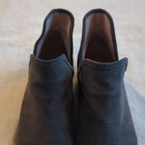 Lucky Brand Women's Size 7 M Bashina 2 Snakeskin Print Gray Leather Ankle Boots